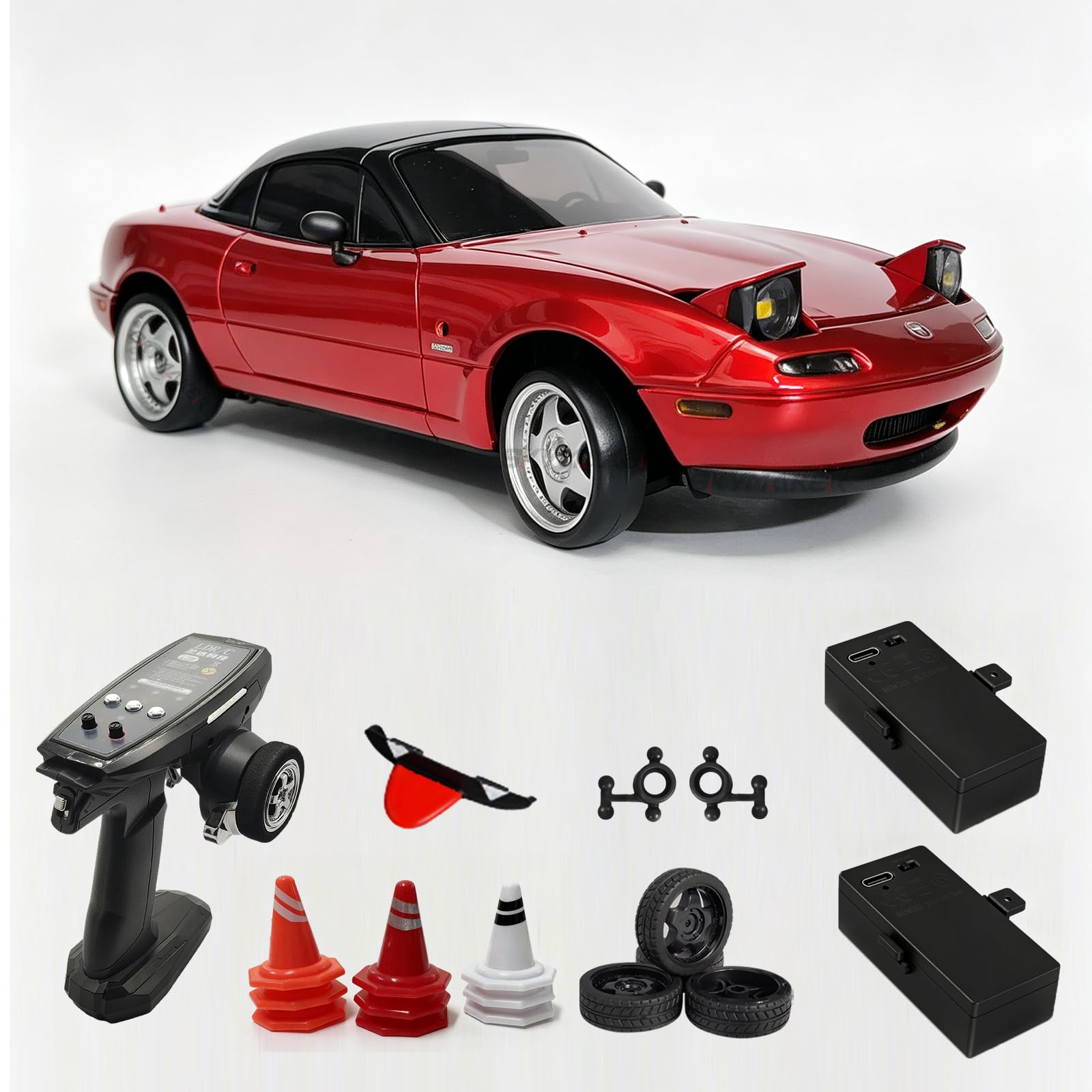 Amazon.com: Skymaker LDRC Mazda MX5 Miata RC Drift Car 1/18, 2.4